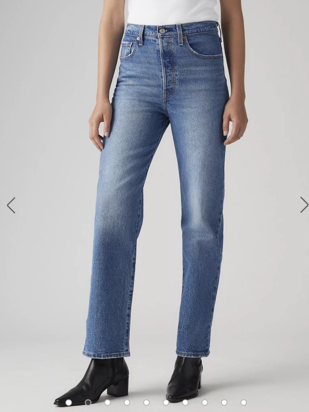 Levi's Premium Denim Ribcage Straight Ankle Jean 31